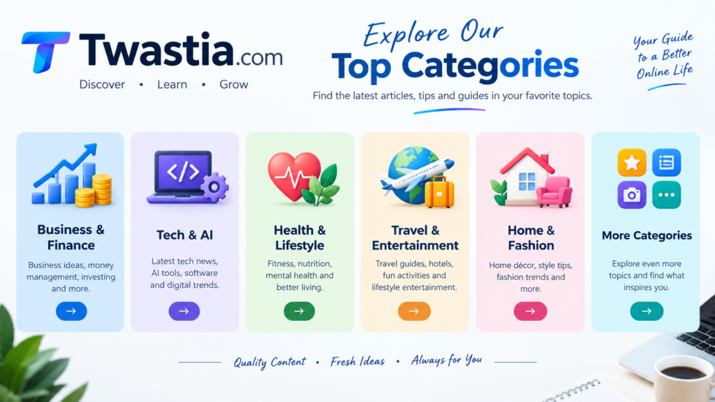 Twastia Top Categories